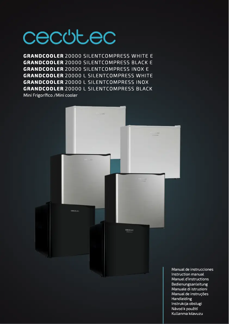 Page 1 de la notice Manuel utilisateur Cecotec GrandCooler 20000 L SilentCompress
