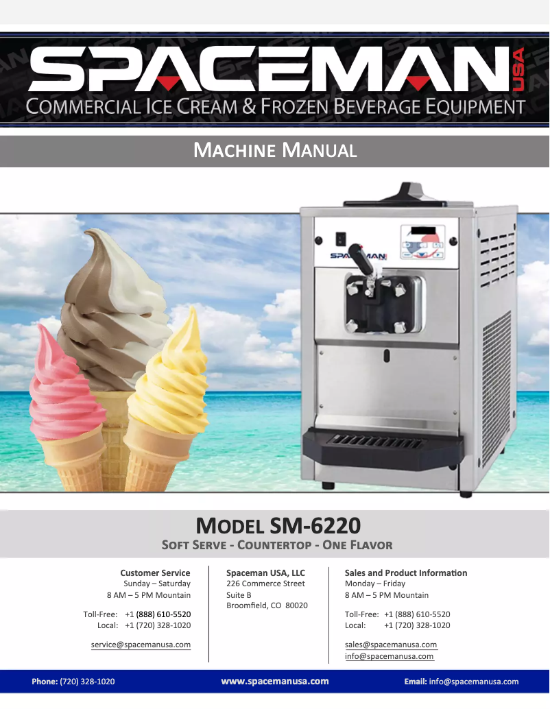 Image de la première page du manuel de l'appareil 6220