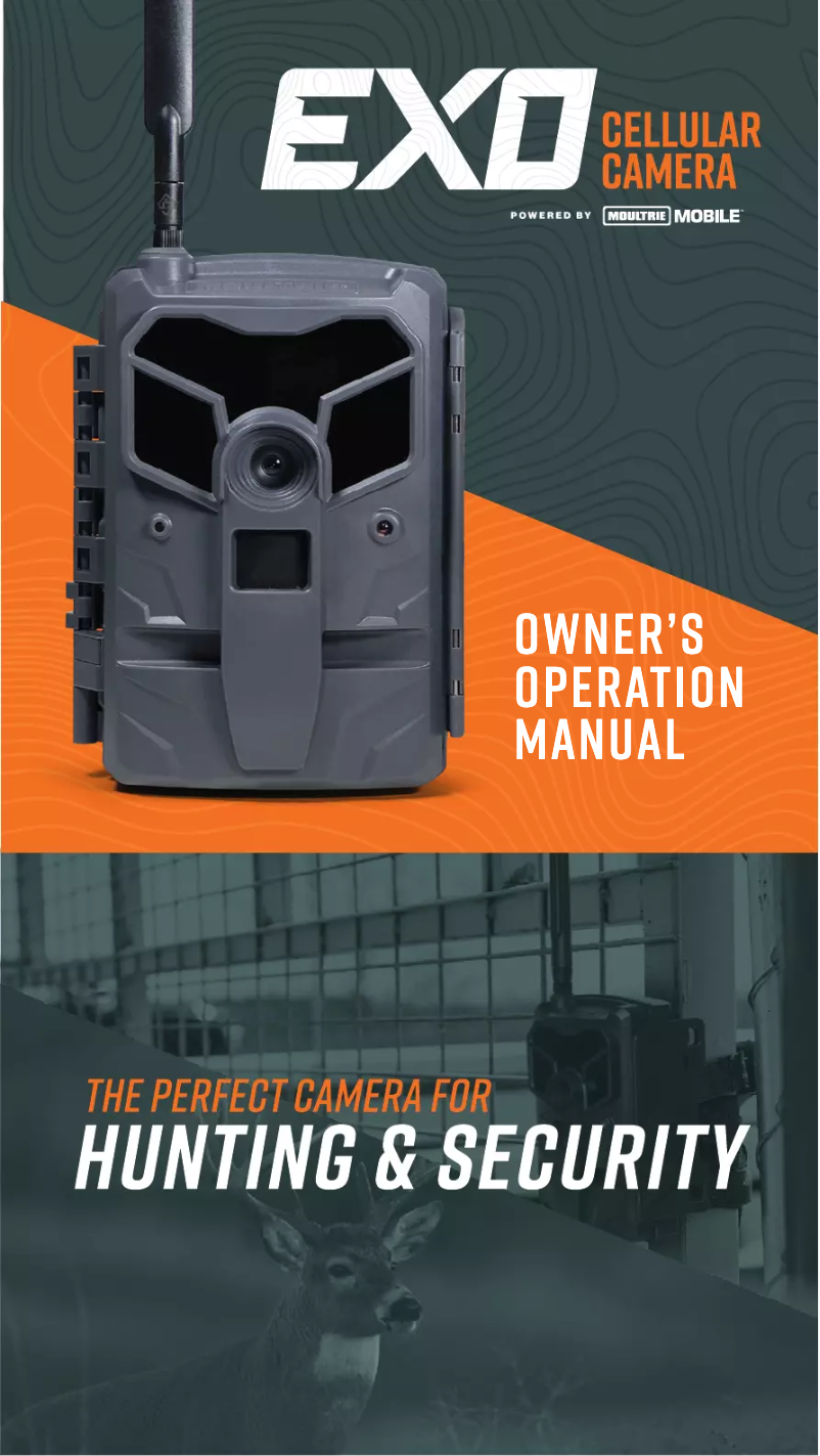 Page 1 de la notice Manuel utilisateur Moultrie Mobile EXO