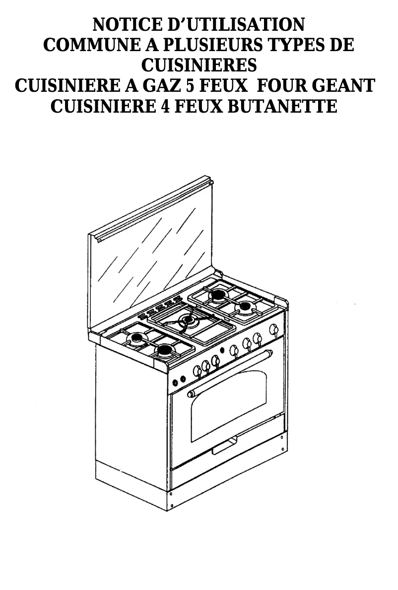 Page n°1 - Manuel utilisateur Curtiss 8550BEA