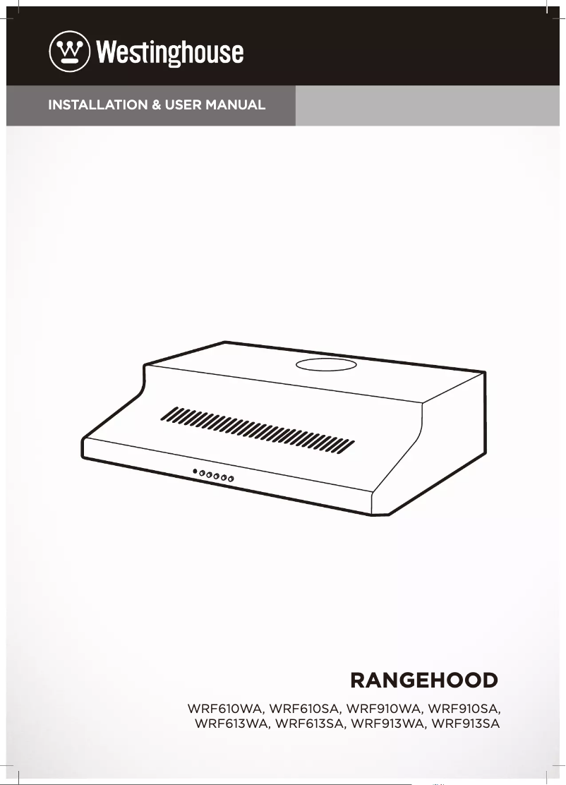 Image de la première page du manuel de l'appareil WRF910SA