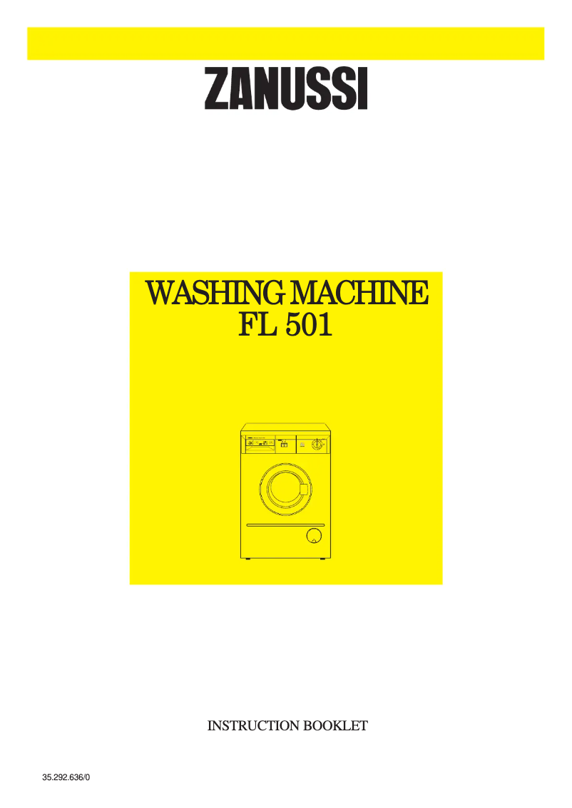 Page 1 de la notice Manuel utilisateur Zanussi FL 501
