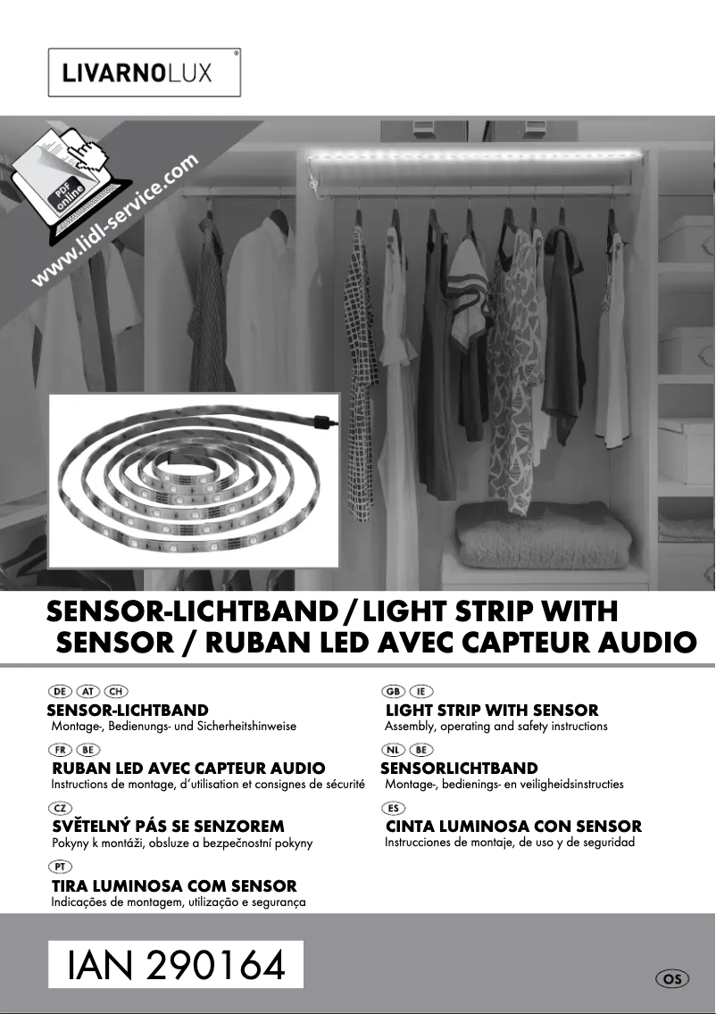 Image de la première page du manuel de l'appareil IAN 290164