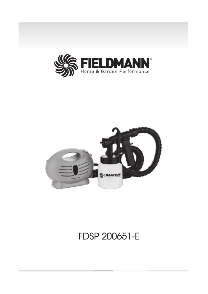 Image de la première page du manuel de l'appareil FDSP 200651-E