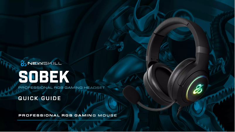 Page 1 de la notice Manuel utilisateur Newskill NS-HS-SOBEK