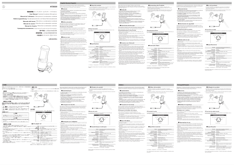 Imagen de la primera página del manual del dispositivo AT2020