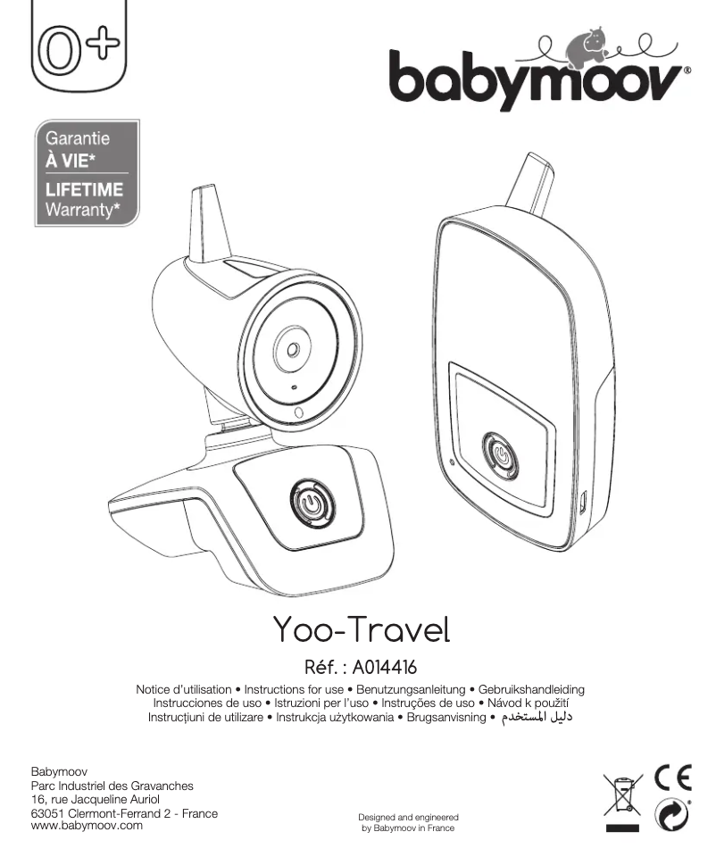 Image de la première page du manuel de l'appareil Yoo-Travel A014416