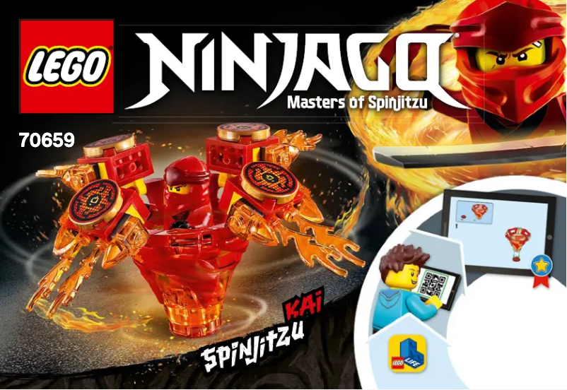 Página 1 del manual Manual de usuario Lego Ninjago 70659