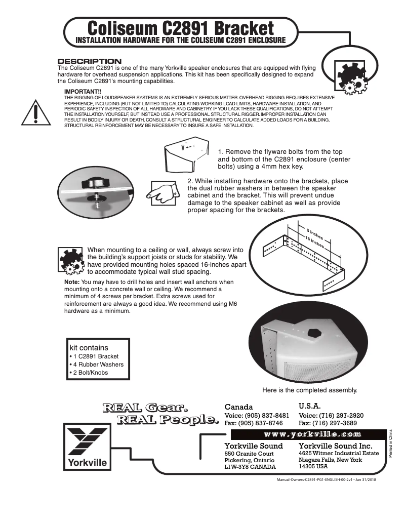 Image de la première page du manuel de l'appareil C2891