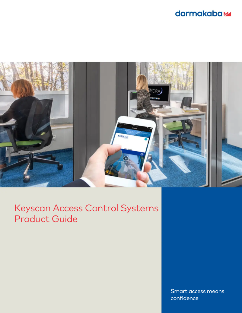 Image de la première page du manuel de l'appareil Keyscan CA250
