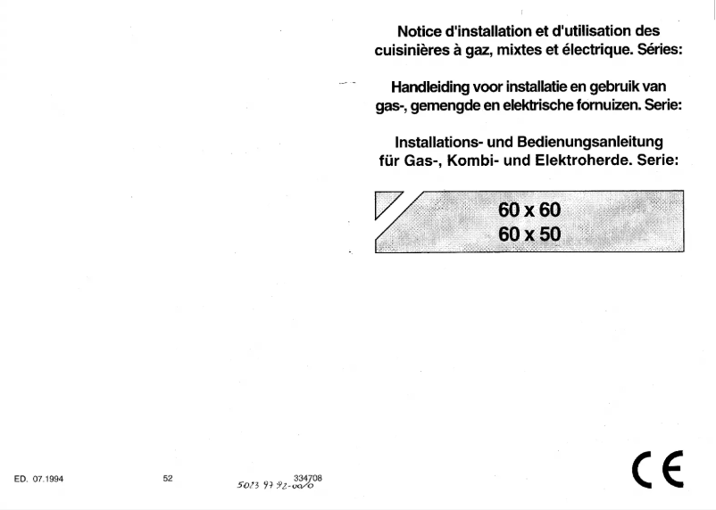 Image de la première page du manuel de l'appareil ZA 6020 BL 1