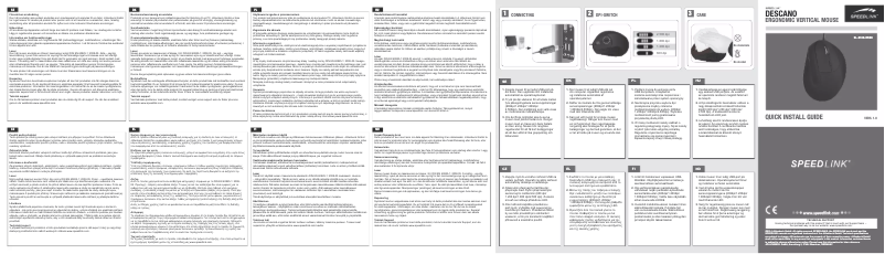 Page 1 of the manual User Manual Speed-Link Descano