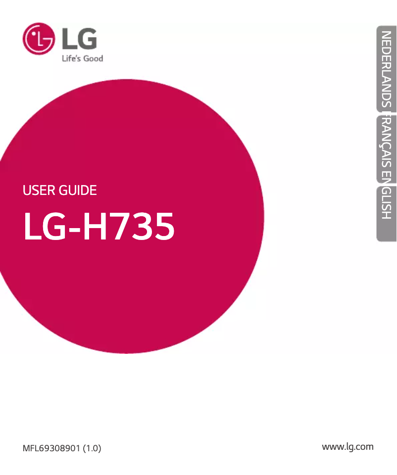 Image de la première page du manuel de l'appareil G4S