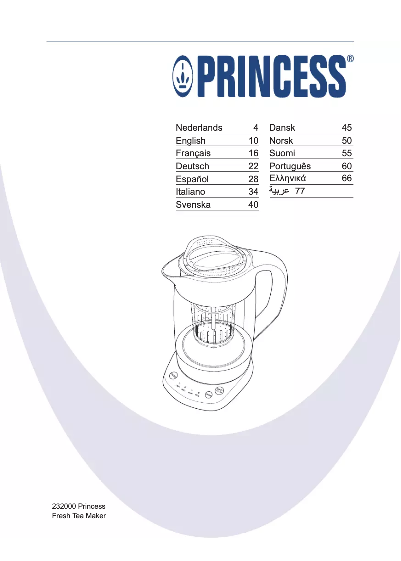 Image de la première page du manuel de l'appareil 232000