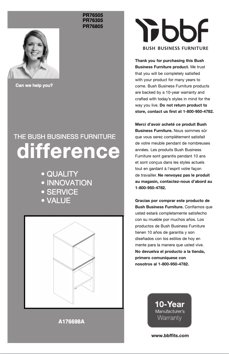 Página 1 del manual Manual de usuario bbf Envoy PR76805