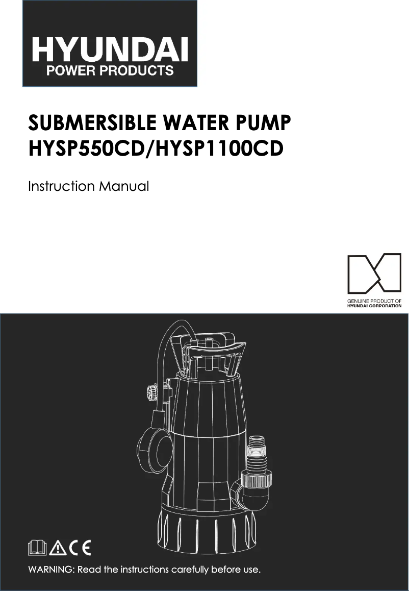 Page 1 de la notice Manuel utilisateur Hyundai HYSP550CD