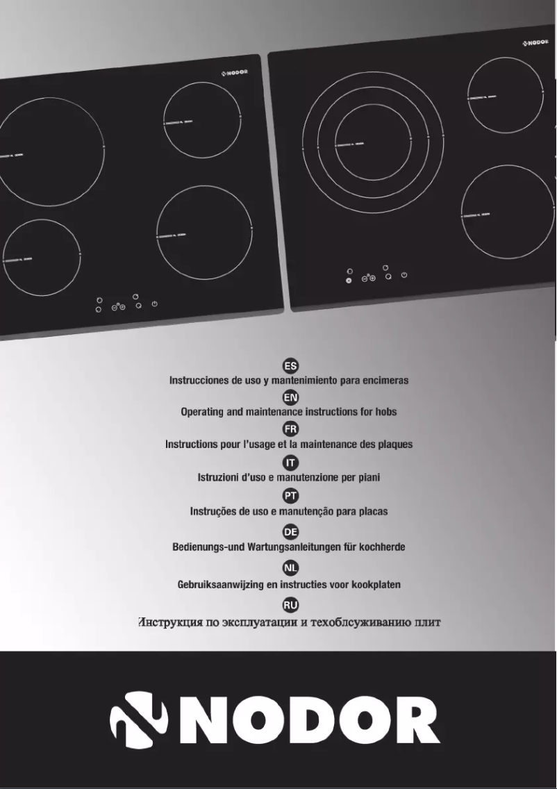 Page 1 of the manual User Manual Nodor V 4060 BK