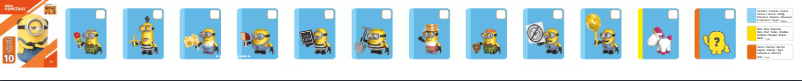 Page n°1 - Manuel utilisateur Mega Bloks Despicable Me - Micro Action Figures Series 10
