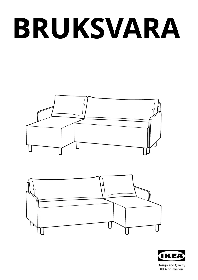 Page 1 de la notice Manuel utilisateur Ikea BRUKSVARA 005.759.03