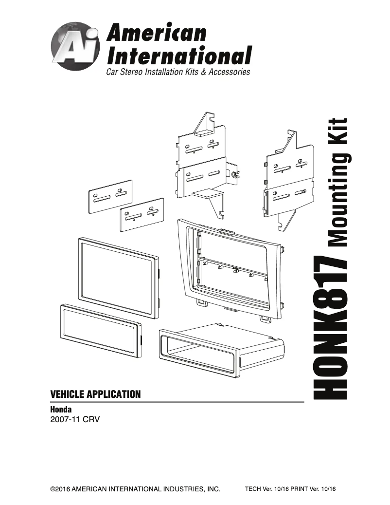 Page n°1 - Manuel utilisateur American International HONK817