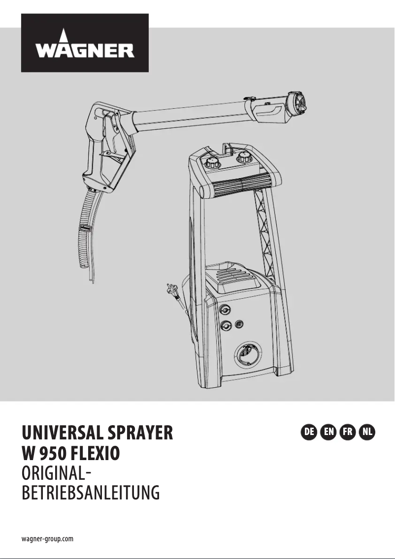Página 1 del manual Manual de usuario Wagner W 950 Flexio