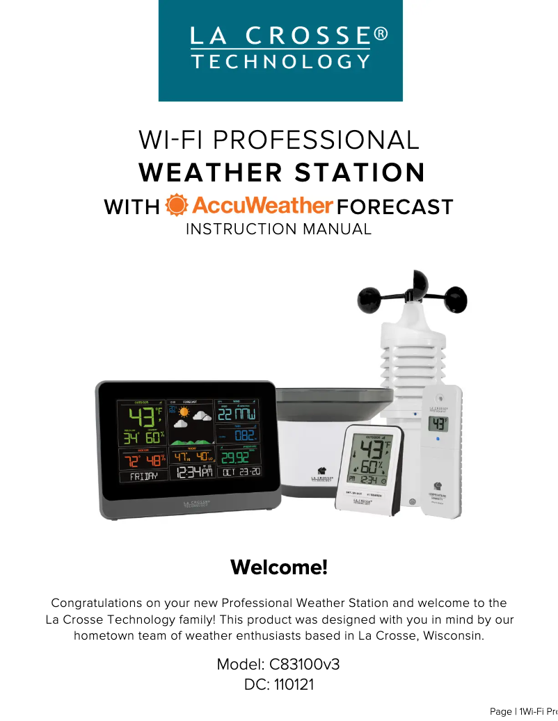 Image de la première page du manuel de l'appareil V30V3