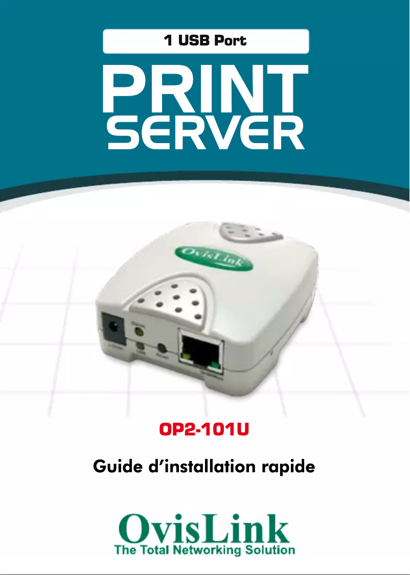 Image de la première page du manuel de l'appareil OP2-101U