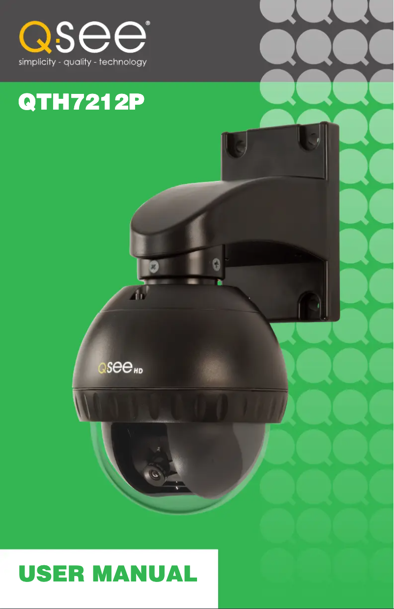 Page n°1 - Manuel utilisateur Q-See QTH7212P