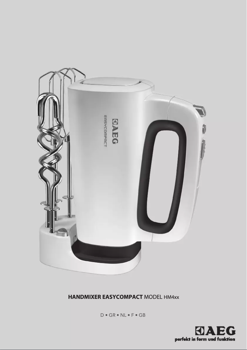 Página 1 del manual Manual de usuario AEG HM4200
