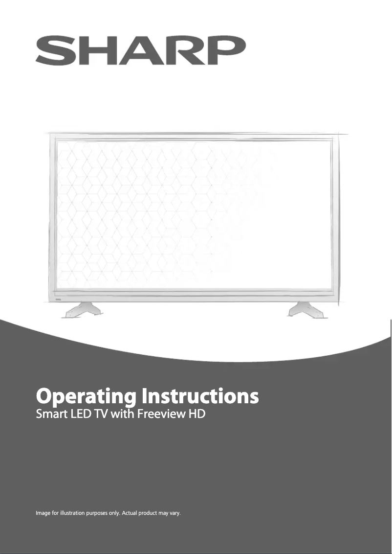 Page 1 de la notice Manuel utilisateur Sharp LC-40FI5012K