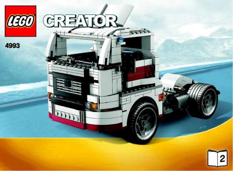 Page n°1 - Manuel utilisateur Lego Creator 4993