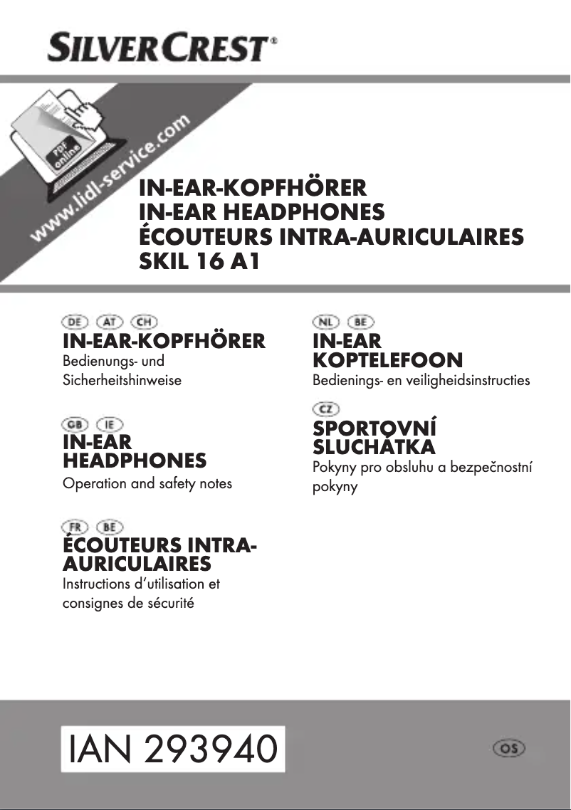 Page 1 de la notice Manuel utilisateur SilverCrest SKIL 16 A1