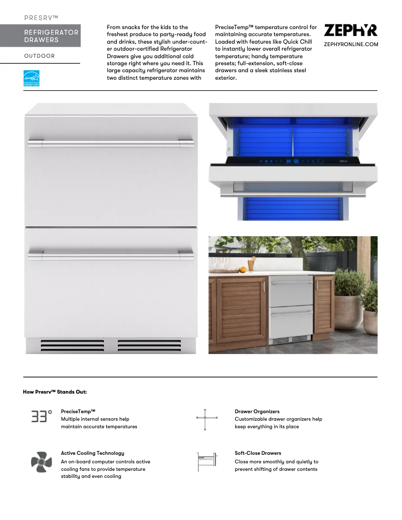 Image de la première page du manuel de l'appareil Presrv PRRD24C2AS-OD