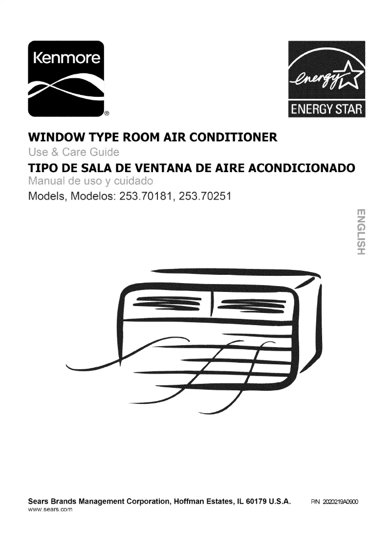 Page 1 de la notice Manuel utilisateur Kenmore 253.70251