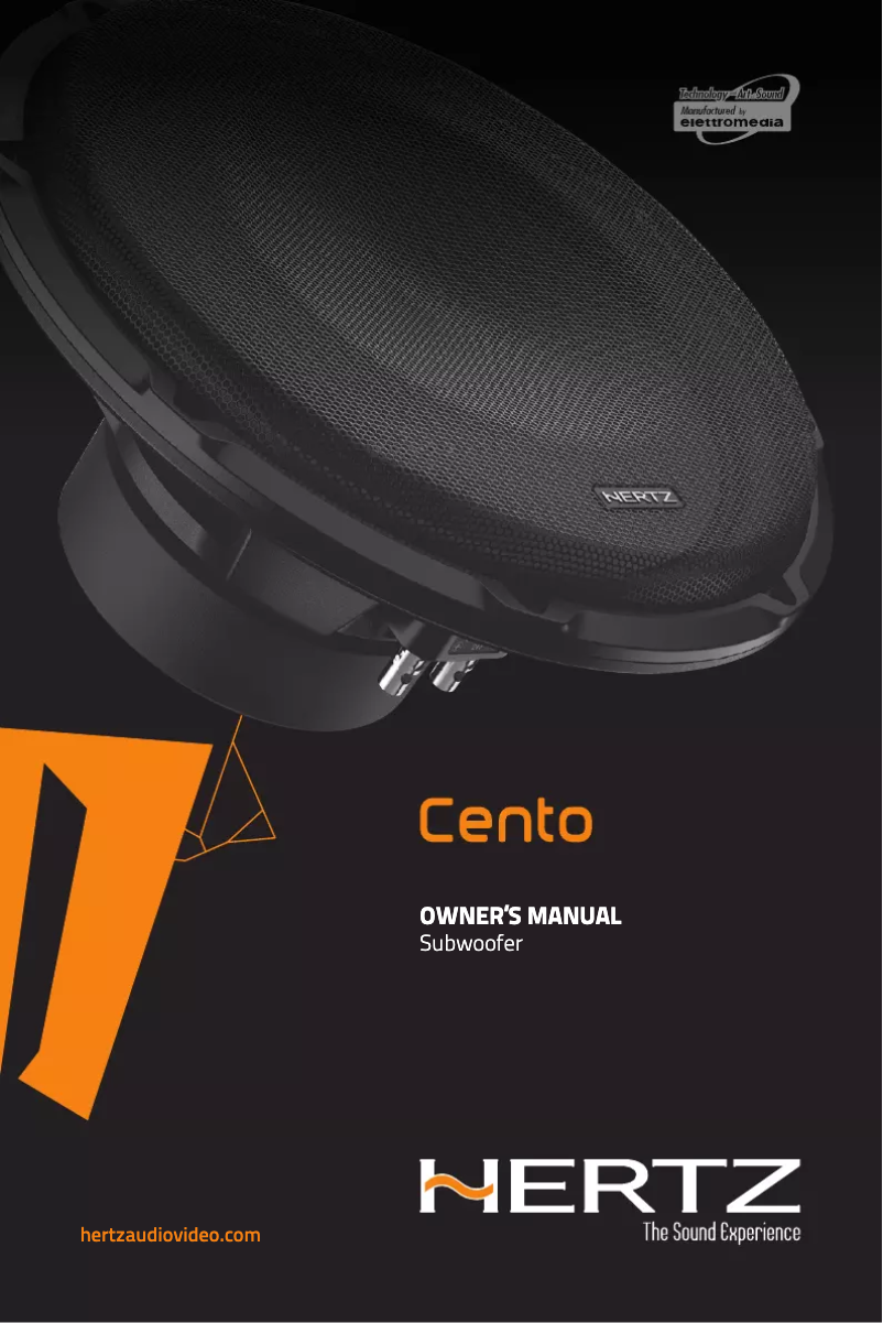 Image de la première page du manuel de l'appareil Cento CS 300 S4