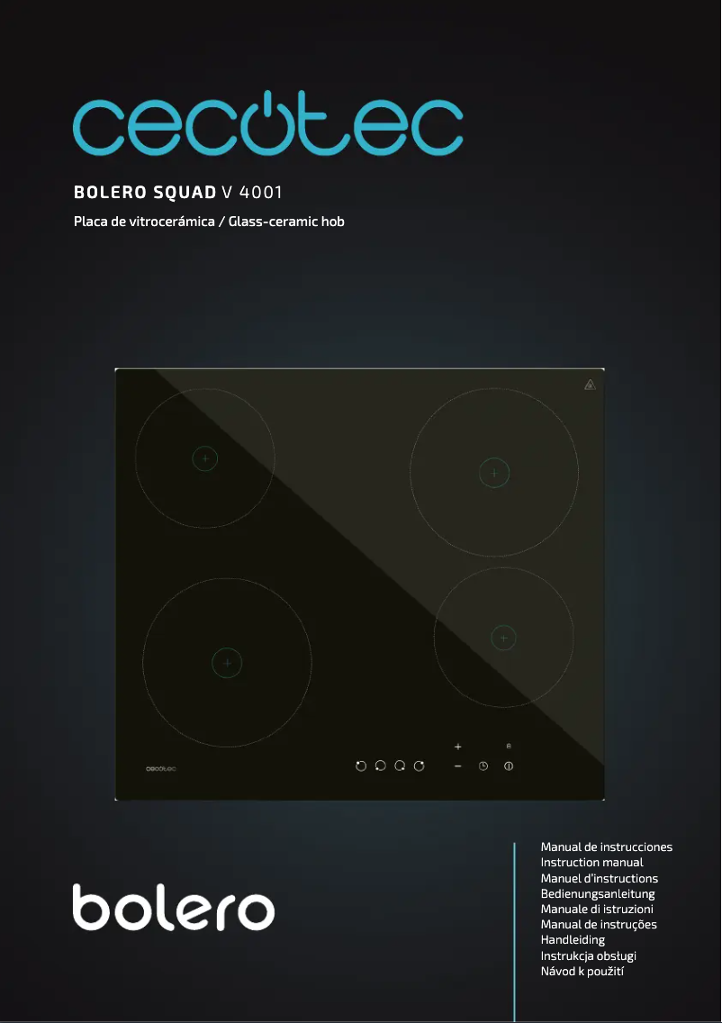 Image de la première page du manuel de l'appareil Bolero Squad V 4001