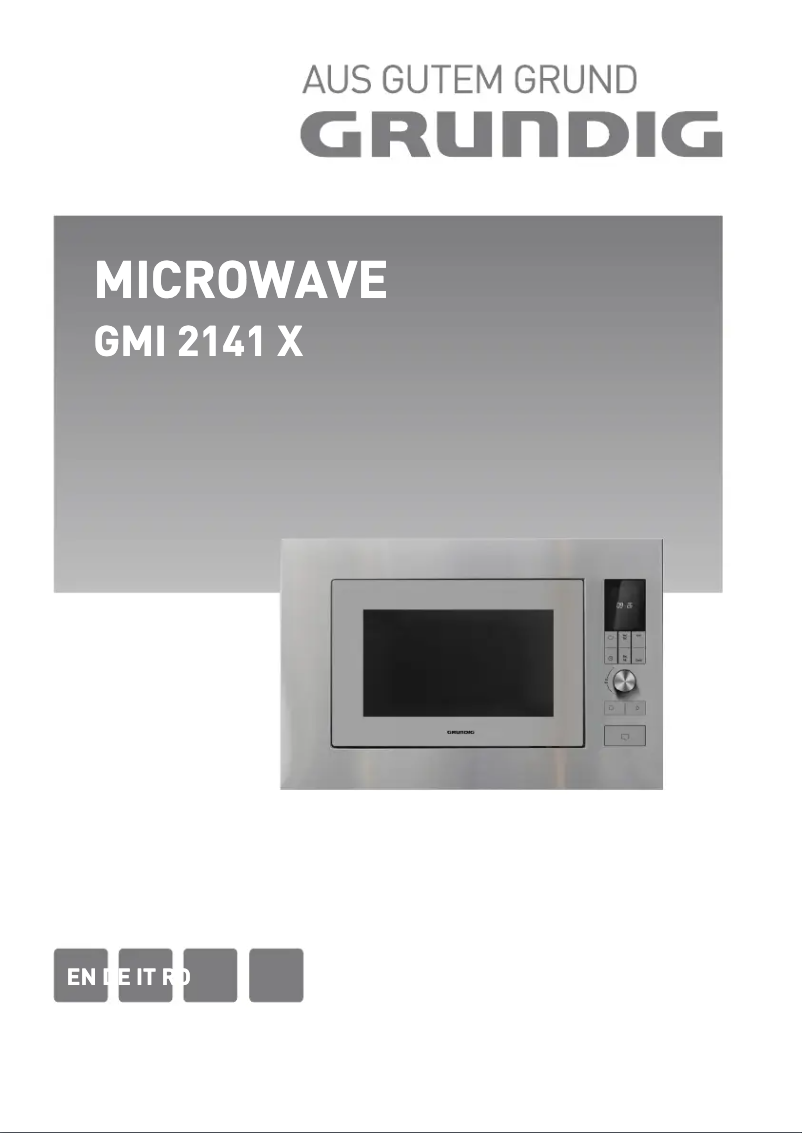 Page 1 de la notice Manuel utilisateur Grundig GMI 2141 X