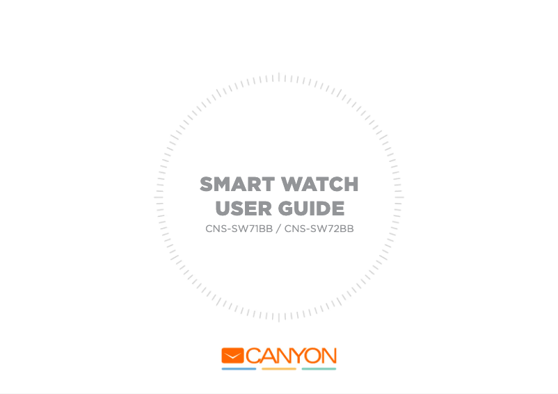 Page n°1 - Manuel utilisateur Canyon CNS-SW72BB