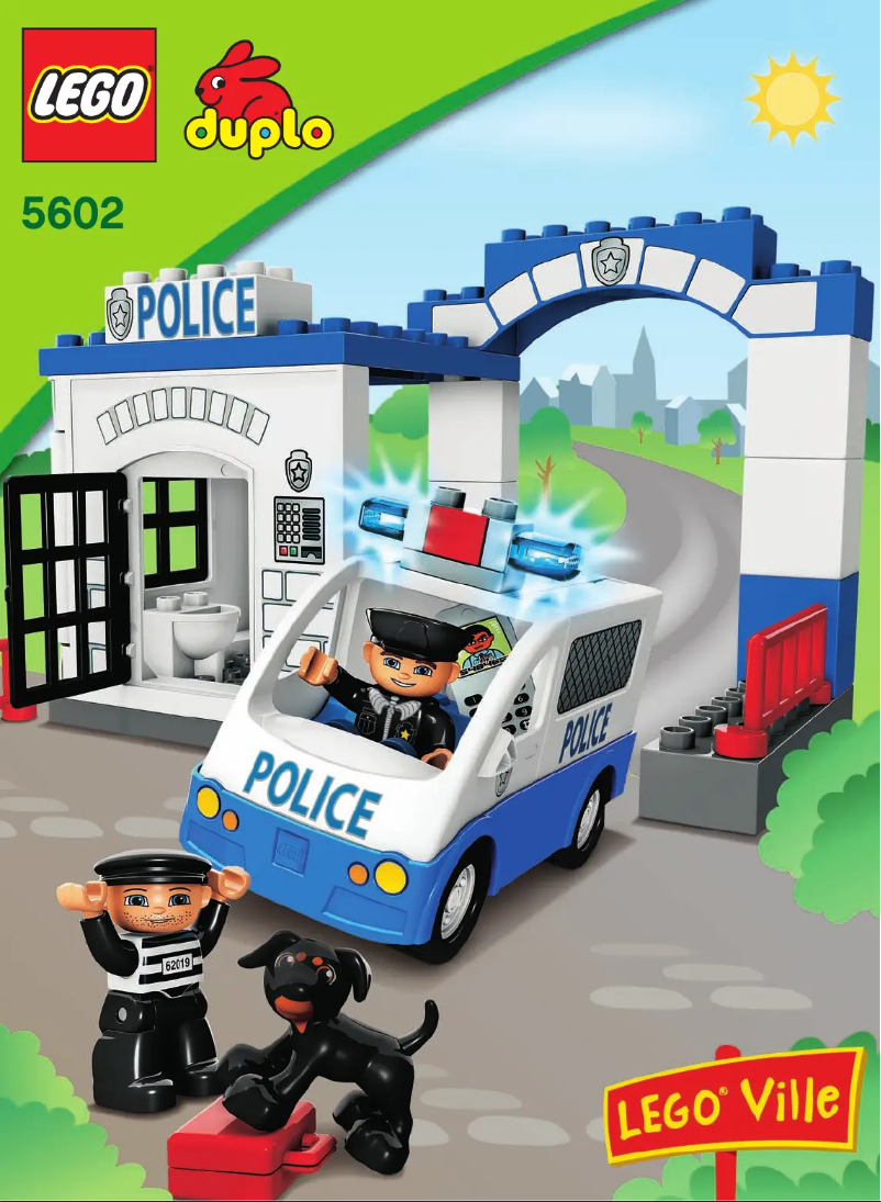 Page 1 de la notice Manuel utilisateur Lego Value Pack LEGOVille Police