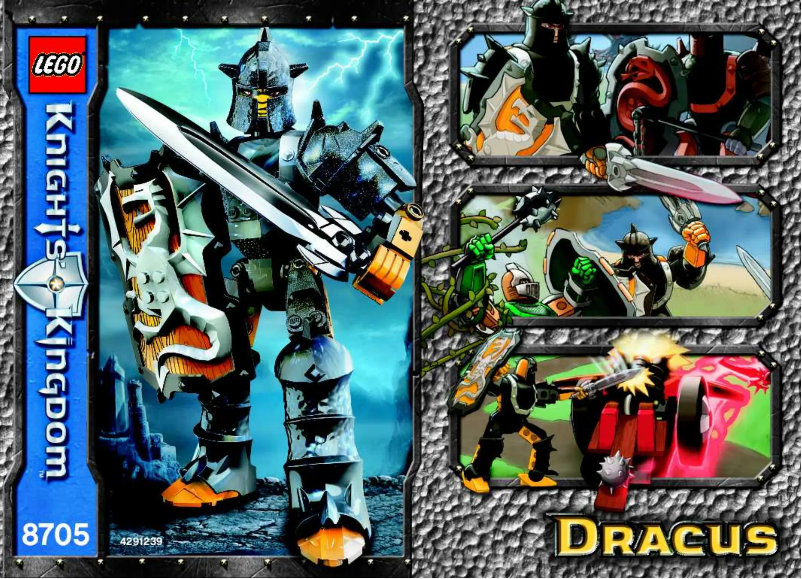 Page 1 de la notice Manuel utilisateur Lego Knights Kingdom 8705