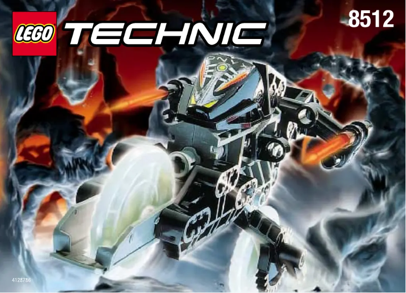 Page 1 de la notice Manuel utilisateur Lego Roboriders 8512