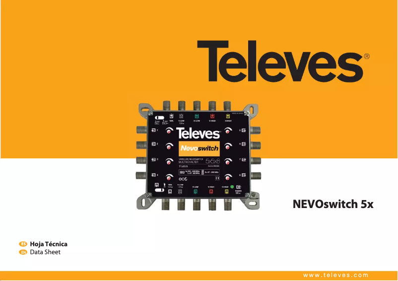 Page n°1 - Manuel utilisateur Televes NevoSwitch 714903