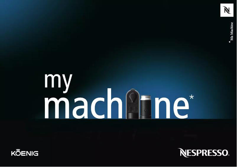 Page 1 of the manual User Manual Koenig B03134 U Milk Nespresso