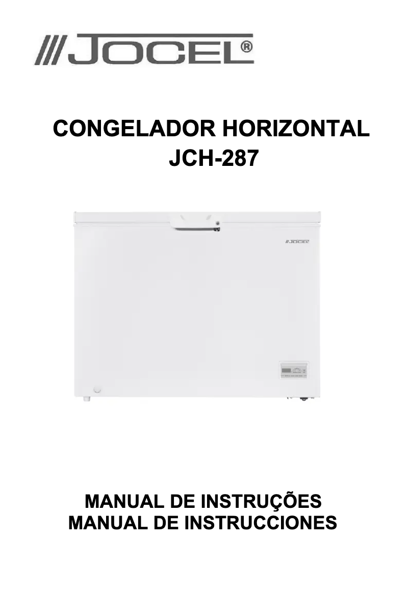 Page n°1 - Manuel utilisateur Jocel JCH-287