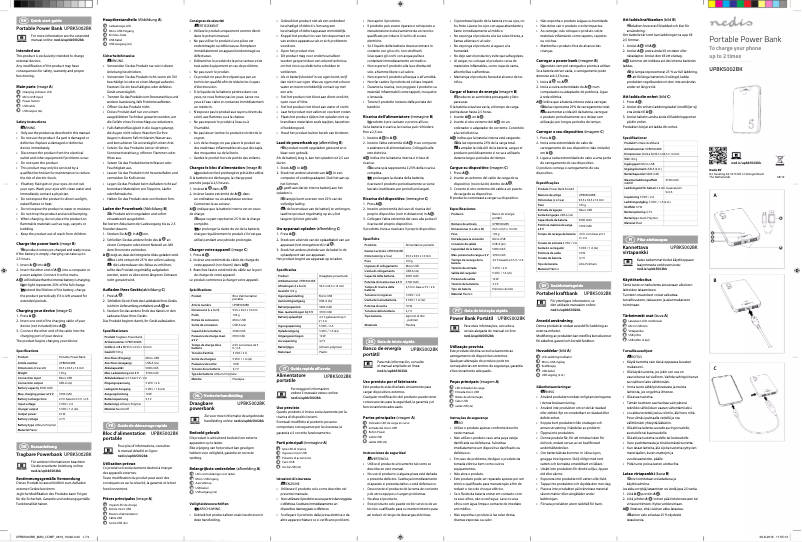 Image de la première page du manuel de l'appareil UPBK5002BK