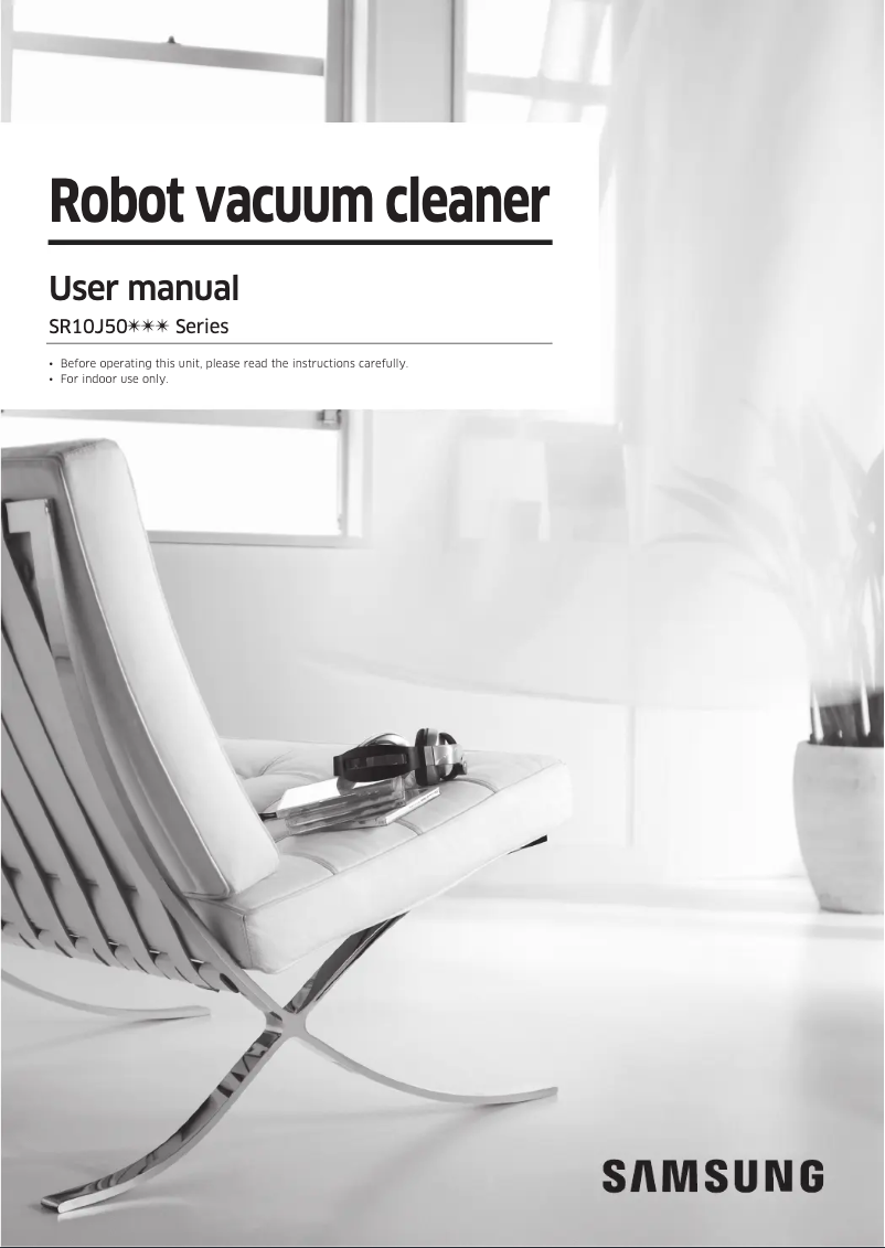 Image de la première page du manuel de l'appareil PowerBot SR10J5035UC