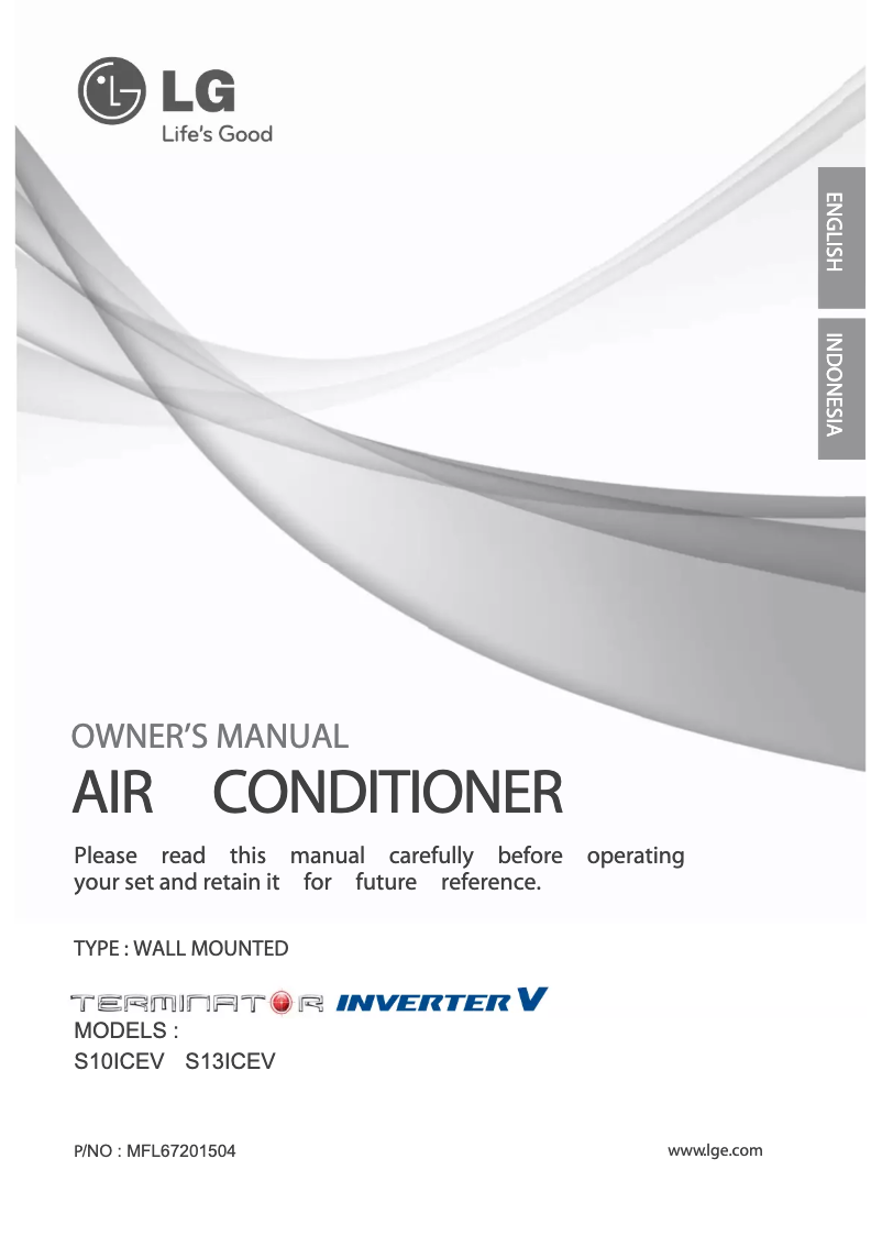 Página 1 del manual Manual de usuario LG SN10ICEV