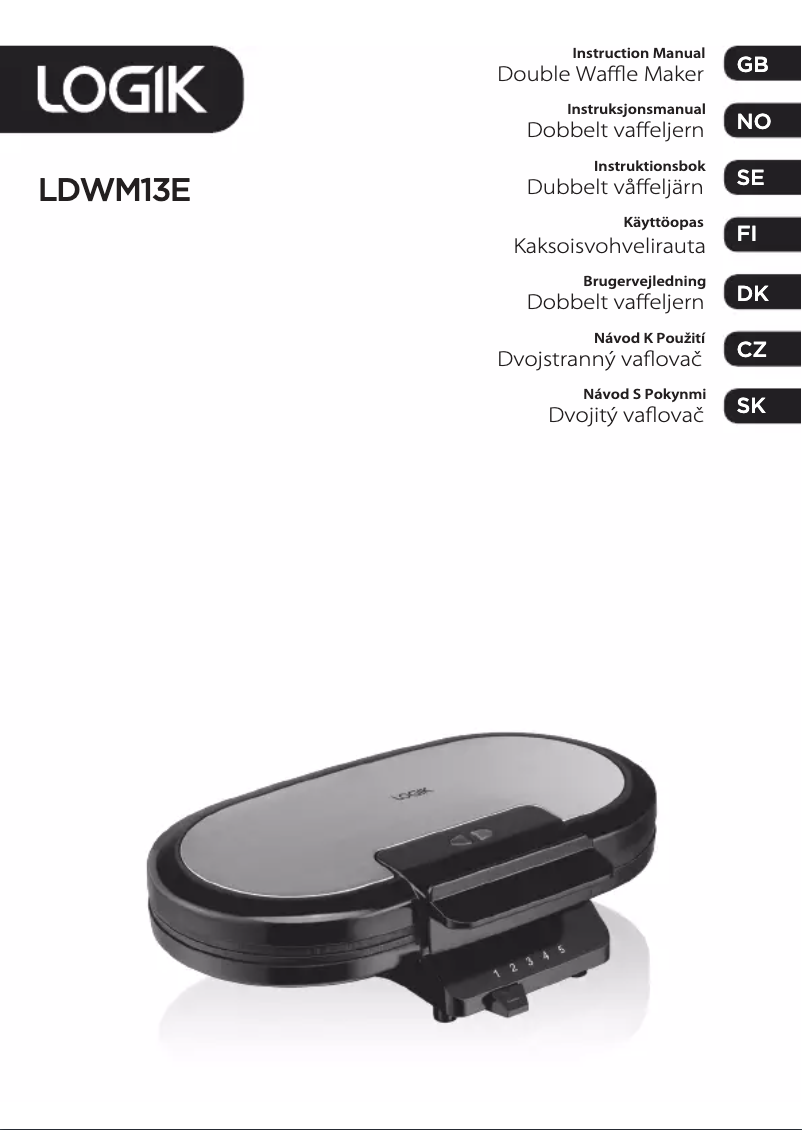 Imagen de la primera página del manual del dispositivo LDWM13E
