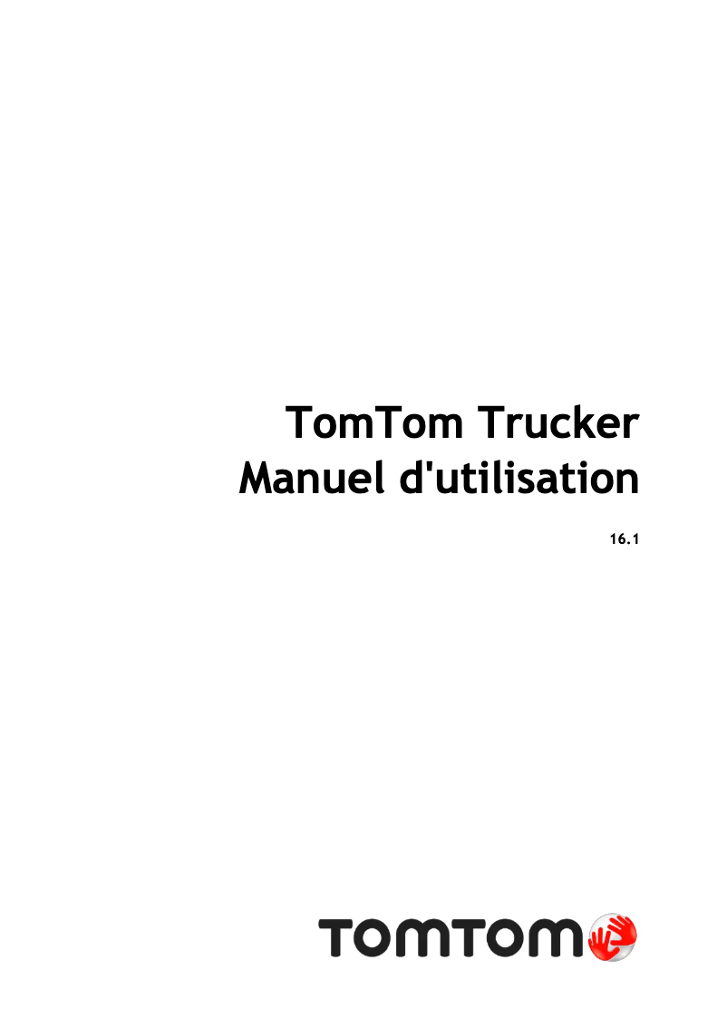 Page n°1 - Manuel utilisateur TomTom GO 6250