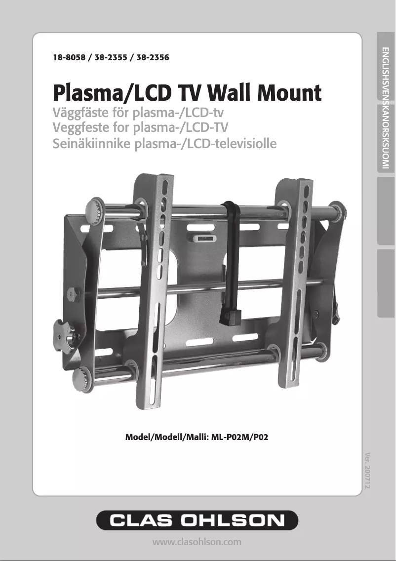 Page n°1 - Manuel utilisateur Clas Ohlson ML-P02
